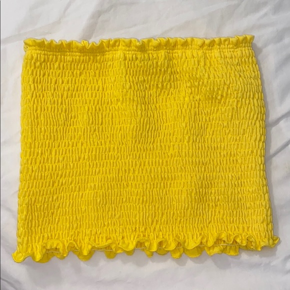 Yellow tube top - Picture 1 of 3